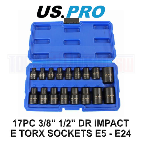 Pro tools 17pc - &, 1/2"