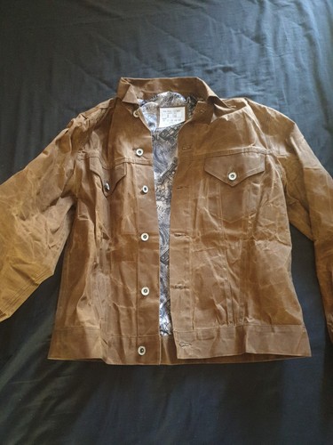 Waxed cotton jacket mens - jacket, 42"