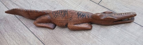 Vintage large wooden carved - wooden,