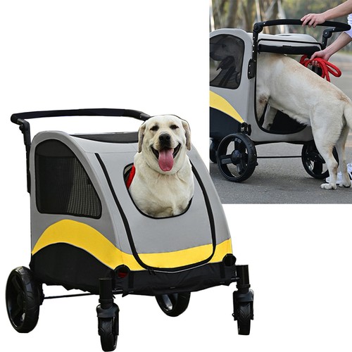 Large dog stroller travel - large,