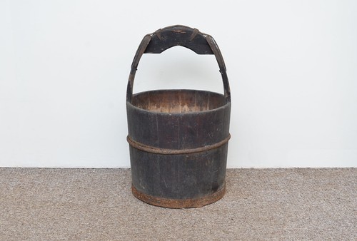 Old vintage wooden rice - wooden,