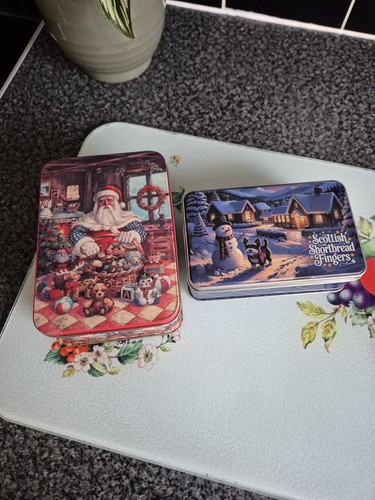 Festive christmas tins - 2,