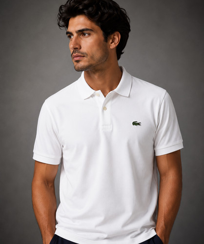 Lacoste men white polo - lacoste,