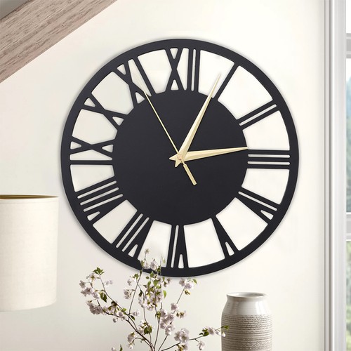 Wooden wall clock 30cm - clock,