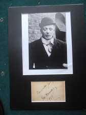 SINGER AND COMEDIAN GEORGE FORMBY SR FRAMED AND SIGNED c.1918