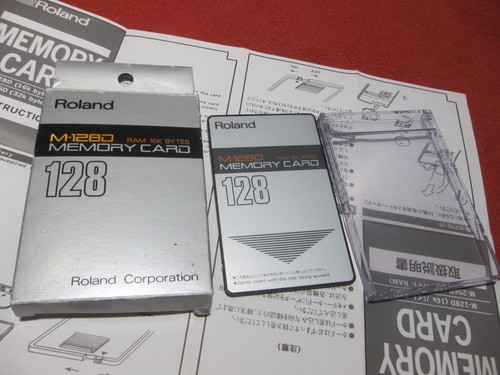 Roland 128d memory card - m-128d,