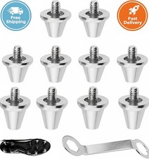 12 PCS Metal Studs Football