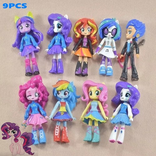 9pcs little pony play - pony,