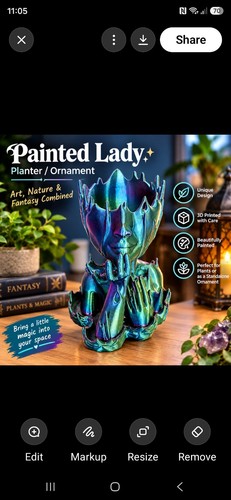 Painted lady printed - ,