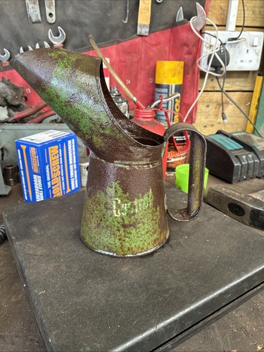 Vintage castrol green oil can - castrol,