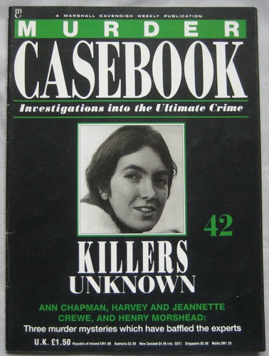 Murder casebook magazine issue - murder,