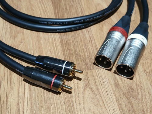 Pair xlr rca klotz - pair,