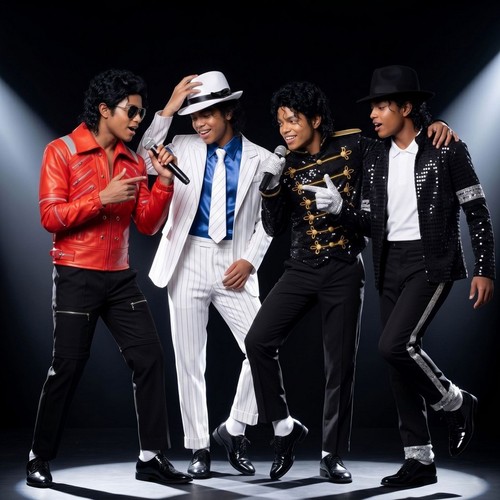 Michael jackson cosplay tops - michael,