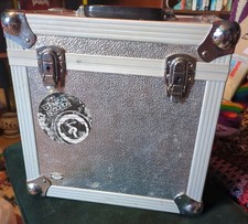 Bush Acoustics Aluminium Record Storage Flight Case DJ Carry Box 12" Vinyl P302