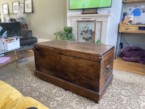 Rustic victorian blanket box - victorian, /