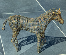 Vintage Wire Horse Sculpture