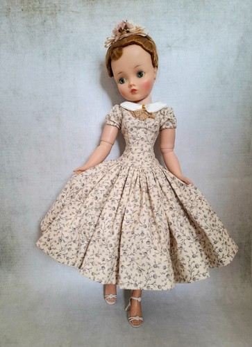 Handmade 1950 cotton dress - cotton,
