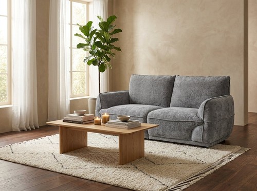 Angelo sofa grey seater - grey, 2