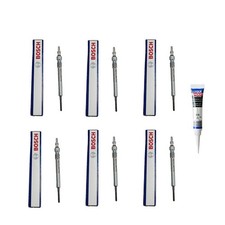 6x Glow Plug Genuine Bosch +