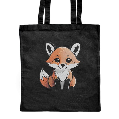 Adorable red fox shopping - 'adorable,