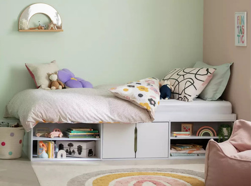 Frida storage cabin bed white - frida,