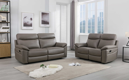 Austin taupe grey - grey, genuine