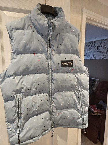 Nvlty puffer jacket baby blue - nvlty,