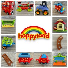 ELC Happyland  London Bus Garage Train Station Magic Motion - Multi Buy Discount