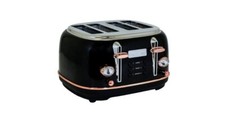 4 Slice Toaster Black & Rose