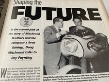 MITCHENALL AVON FAIRING RICKMAN DUNSTALL AUTOMOBILE  ASSOCIATION MOTORCYCLE.