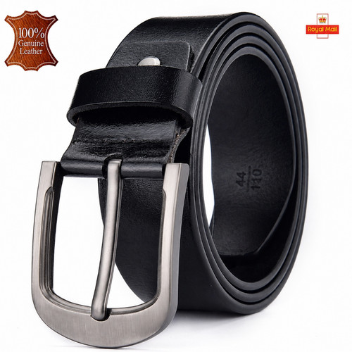 Mens genuine leather belt - mens,
