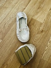 Fold Up Flat Shoes  / Roll Up Pumps - Post Party Pumps in Pink Metalic -6.5 (40)