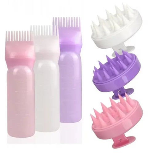 Silicone scalp massage comb - scalp,