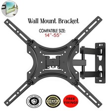 Universal TV Wall Mount 14-55" Adjustable Tilt Swivel Arm Bracket for LED LCD