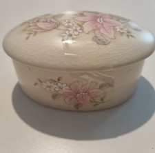 vintage ceramic trinket box