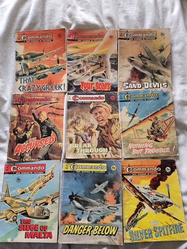 Commando comics job lot bundle - job,