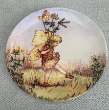 Wedgwood Wall Plate 'The Birds Foot Trefoil Fairy' by Cicely Mary Barker. 1996