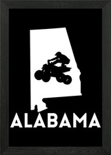Quad Bike Framed Wall Art