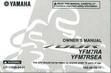 2011 Yamaha YFM700 Raptor 700