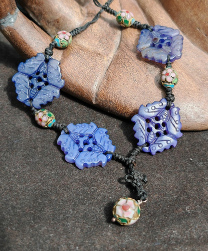 Chinese cloisonné bead - , &