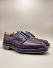 RARE NOS Tecnic Veldtschoen derby shoe ZUG grained leather UK 7.5 US 8.5 EU 41.5