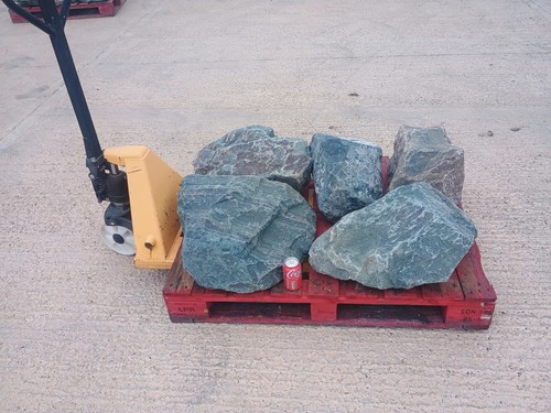 Large granite garden rocks - garden,