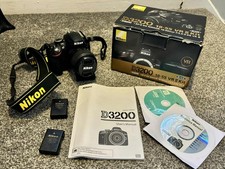 Nikon D3200 24.2MP Digital SLR Camera with 18-55mm Lens Black