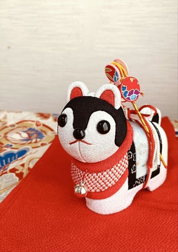 Japanese papier mache dog - japanese,