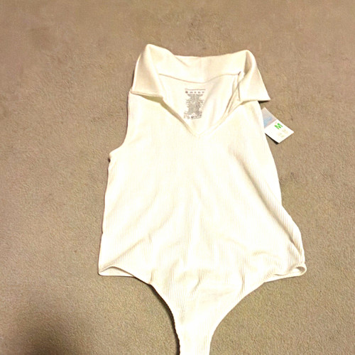 Primark cares white - white, ribbed