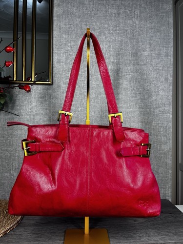 Gigi red leather - red,