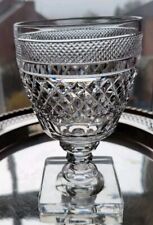 SUPER QUALITY ANGLO IRISH GEORGIAN RUMMER  c.1820 Faceted Stem (470 Grams Each)