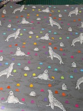 Tula Pink Quilting Cotton Fabric Graywork Seal The Deal Shadow 