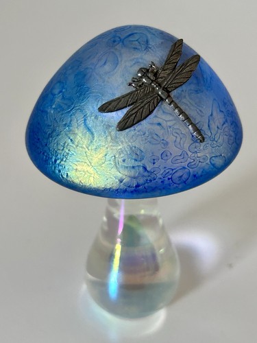 Heron glass iridescent - heron,