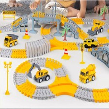222 / 334 /501PCS Auto-Car Electric Rail Car Racing Track Set Kids Toy Railway